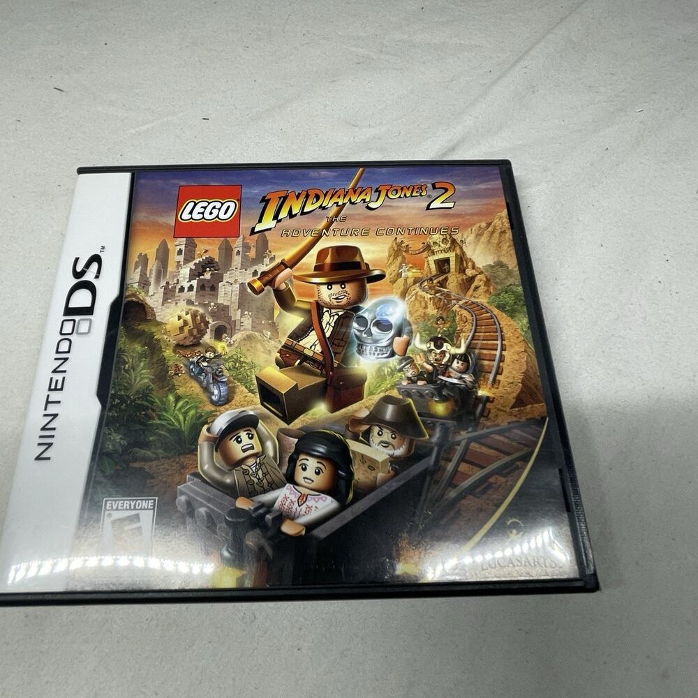 LEGO Indiana Jones 2: The Adventure Continues Complete in Box CIB - Nintendo DS